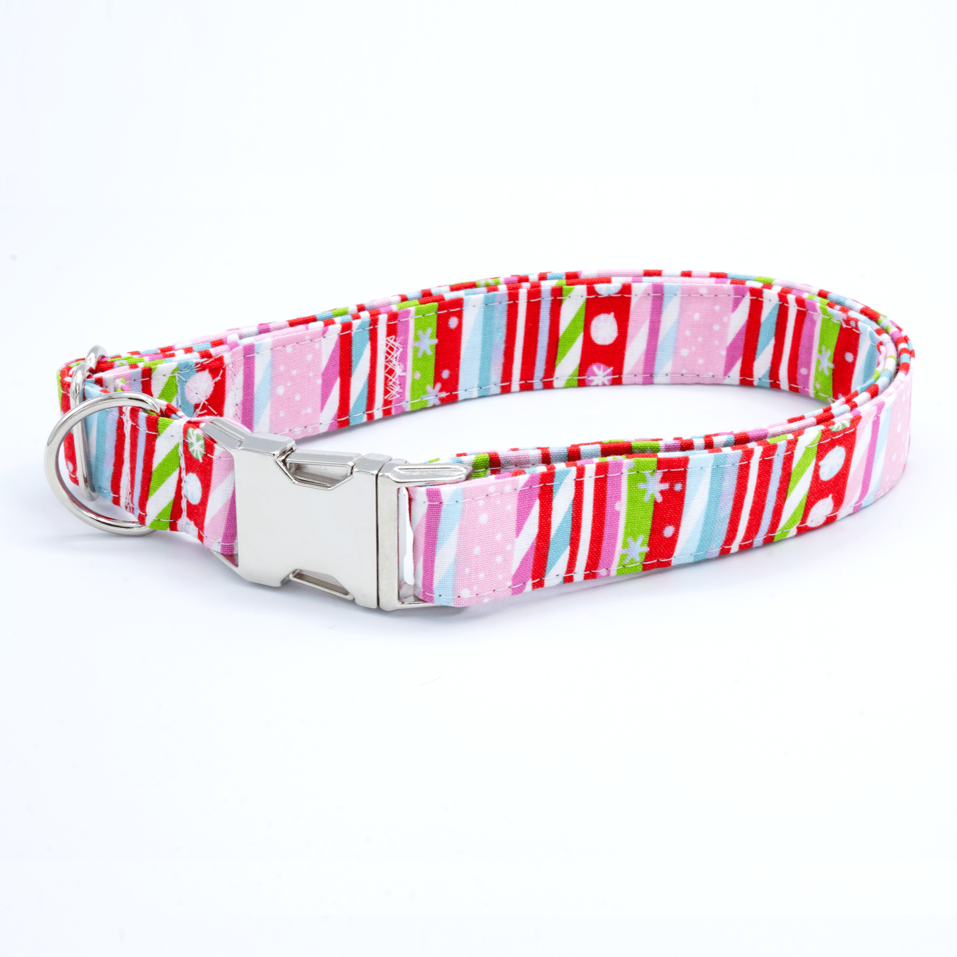 Christmas Striped Collar - Craft Designs By Kenz - Bowtie - Collar Set