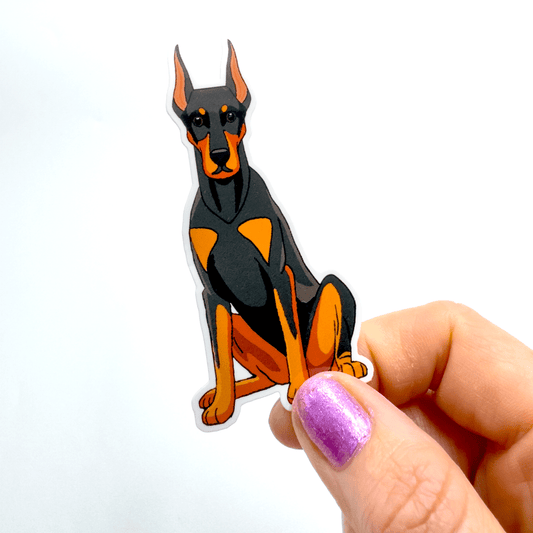 Doberman Sticker - Craft Designs By Kenz - Sticker