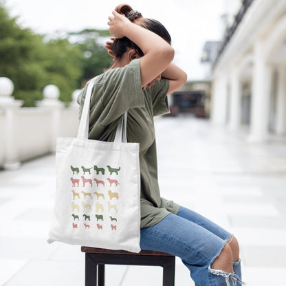 Dog Lover Tote Bag - Craft Designs By Kenz - Blue/Red - Personalized Tote Bag