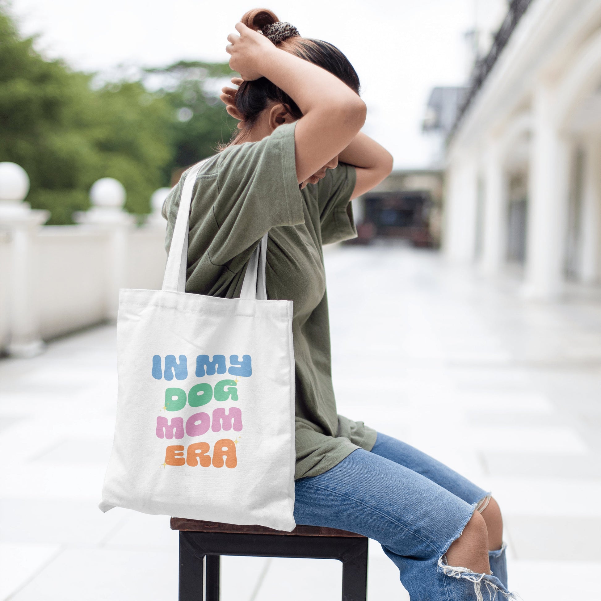 In My Dog Mom Era Bag - Craft Designs By Kenz - Personalized Tote Bag