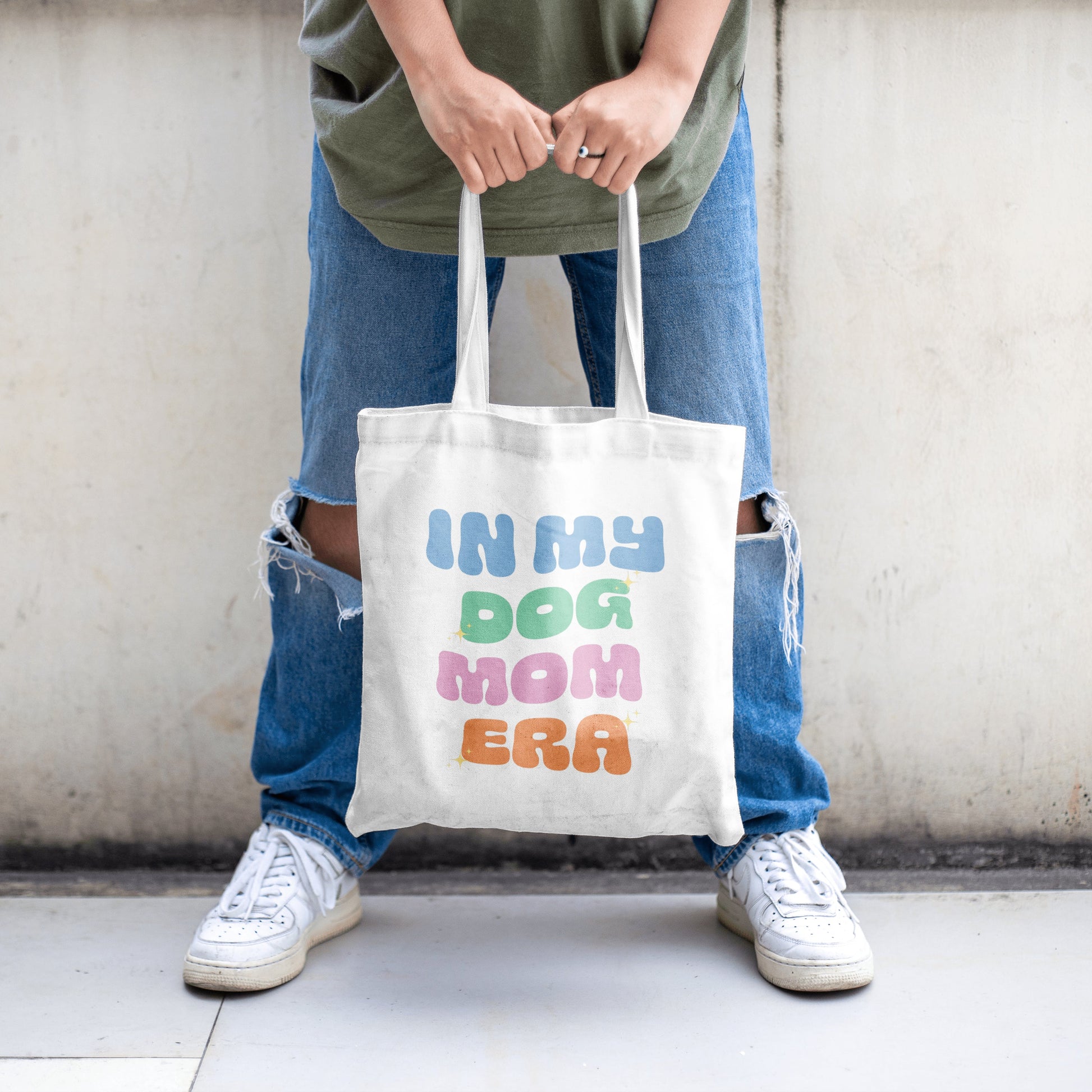 In My Dog Mom Era Bag - Craft Designs By Kenz - Personalized Tote Bag