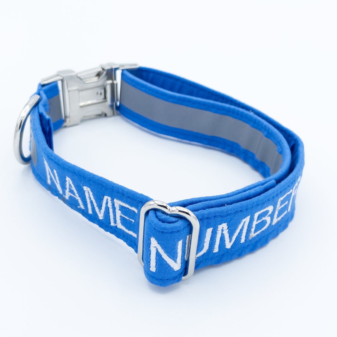 Reflective Collar - Personalized Dog Collar - Craft Designs By Kenz -