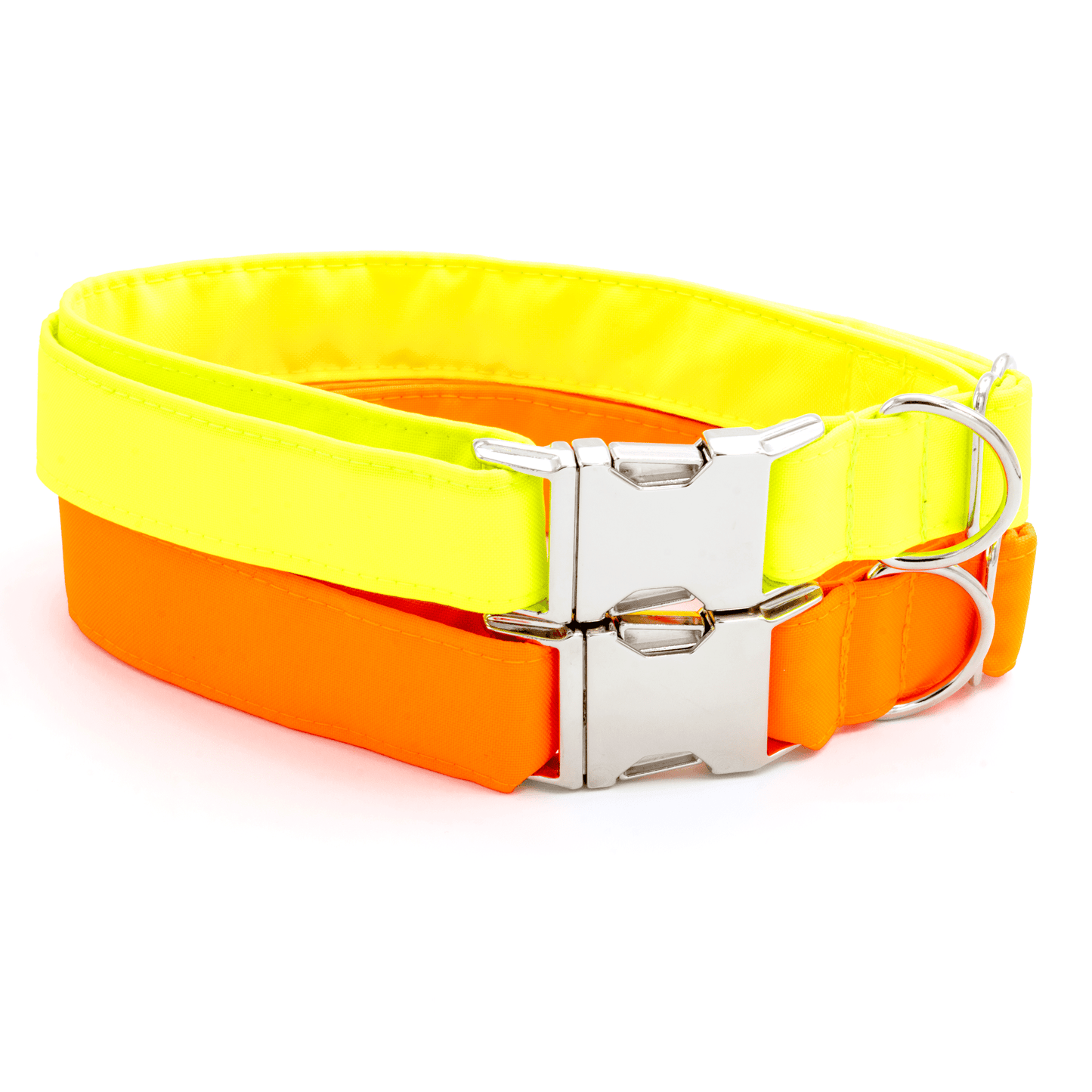 Reflective Collar - Craft Designs By Kenz - Yellow - Personalized Pet Collar