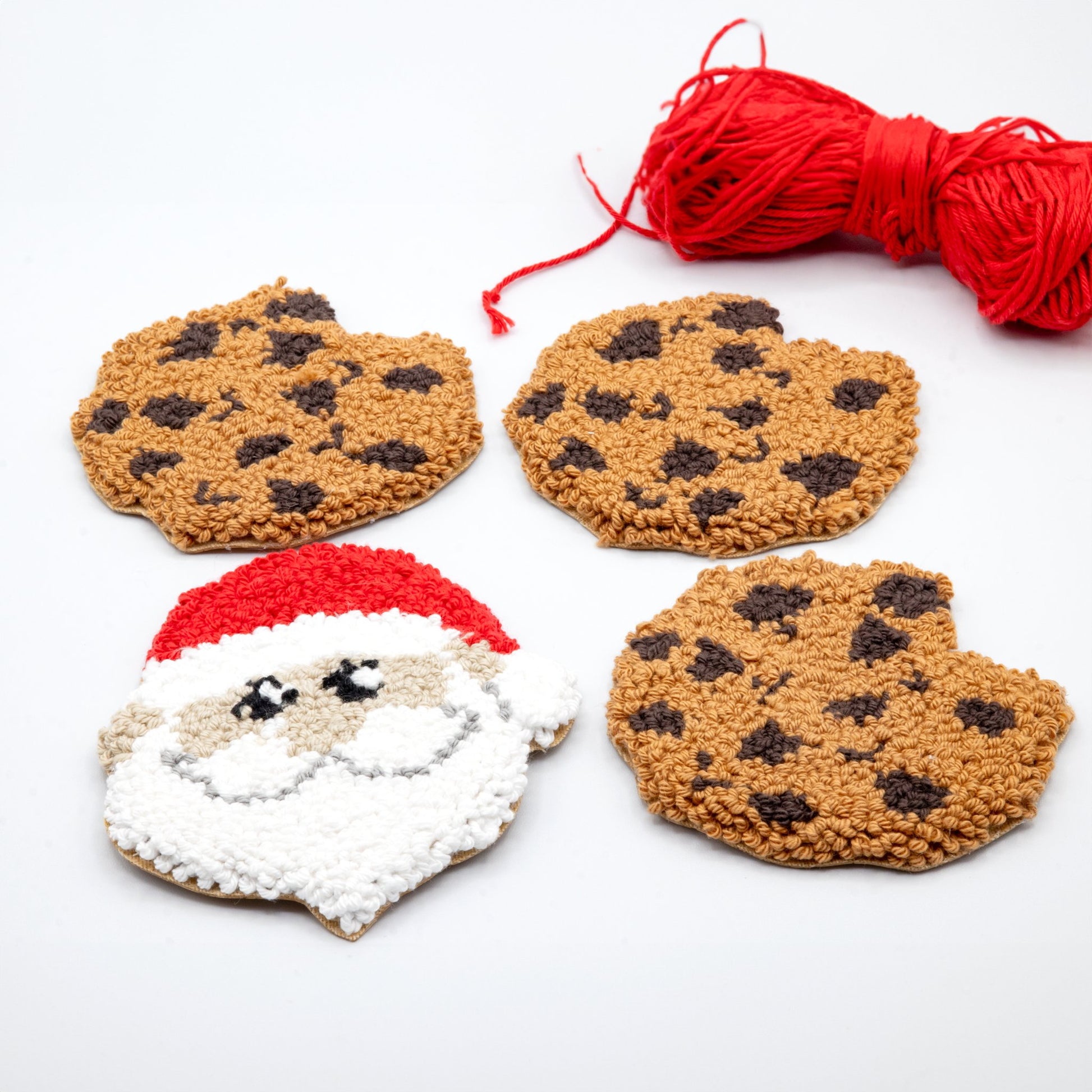 Santa's Cookie's Coaster Set - Craft Designs By Kenz - Mug Rug